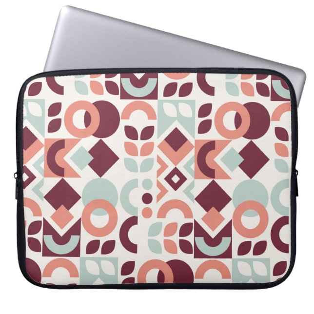 Scandinavian pattern design. Simple modern retro b Laptop Sleeve (Front)