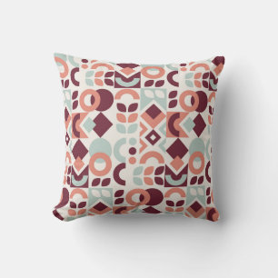 Scandinavian pattern design. Simple modern retro b Throw Pillow