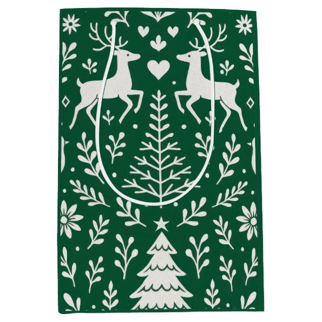 SCANDINAVIAN PATTERN GIFT BAG (Front)