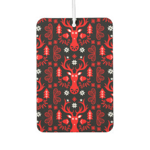 Scandinavian Red Christmas Deer Air Freshener