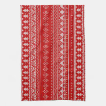 Scandinavian red jumper
