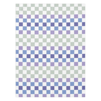 Scandinavian Sage Green and Lavender Tablecloth