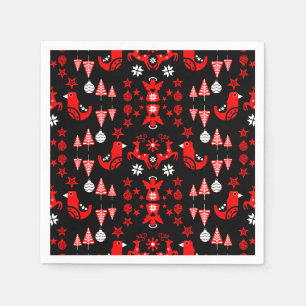 Scandinavian Seasonal Home Decor Napkin