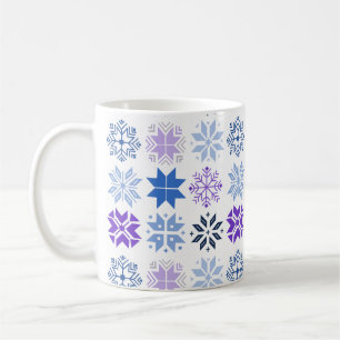 Scandinavian Snowflakes Coffee Mug