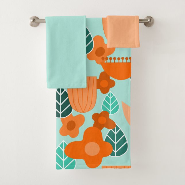 Scandinavian Spring Bath Towel Set (Insitu)
