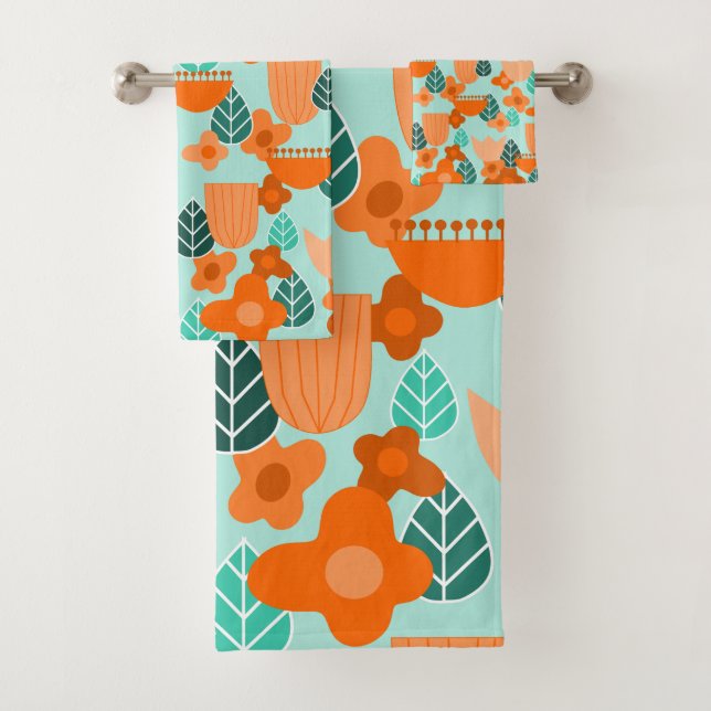 Scandinavian Spring Bath Towel Set (Insitu)