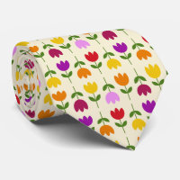 Scandinavian Style Col on Crm Flower Rpt Pattern