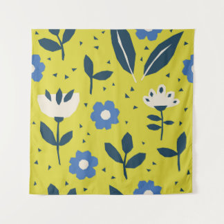 Scandinavian style, floral seamless pattern. tapestry