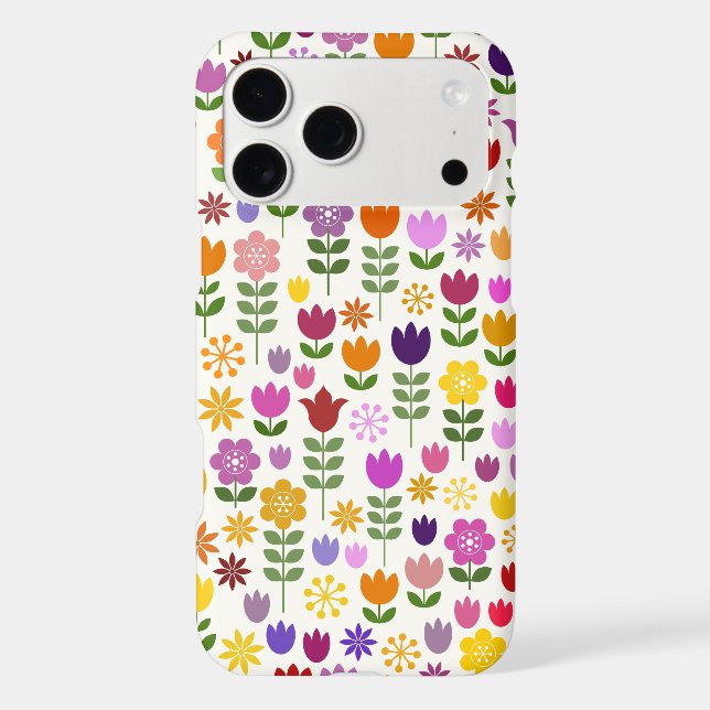 Scandinavian Style Flower Pattern (Back)