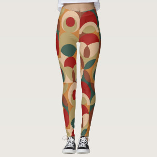 Scandinavian Style Geometry Minimal Artwork Leggings