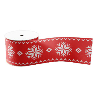 Scandinavian style grosgrain ribbon
