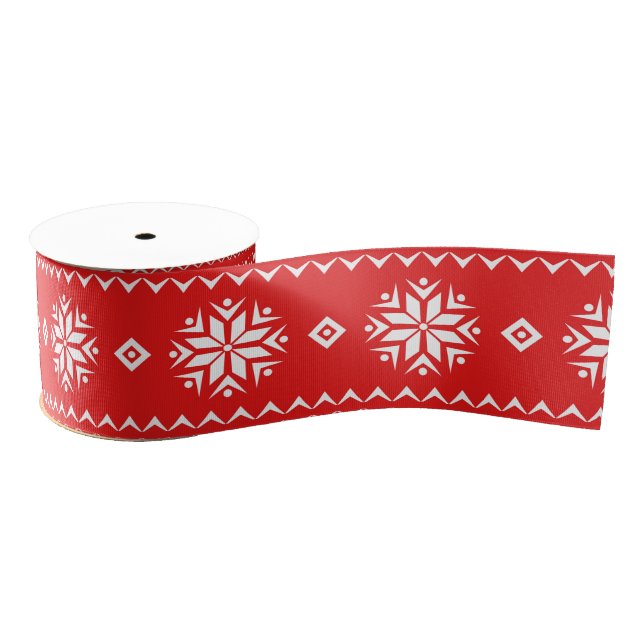 Scandinavian style grosgrain ribbon (Spool)