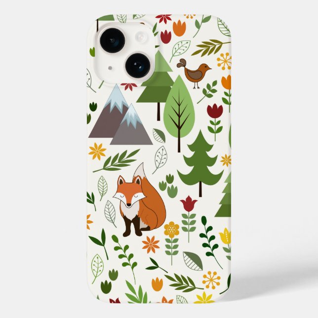 Scandinavian Style Illustrations on Crm Lg Pattern Case-Mate iPhone Case (Back)