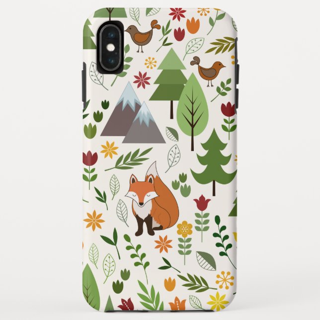 Scandinavian Style Illustrations on Crm Lg Pattern Case-Mate iPhone Case (Back)