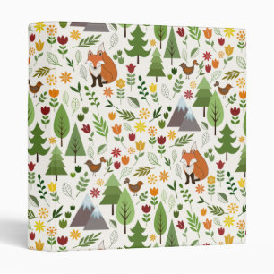 Scandinavian Style Illustrations on Crm Rpt Ptn Binder