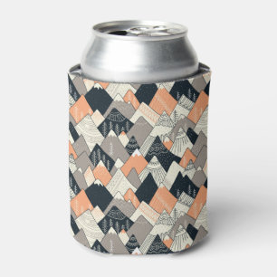 Scandinavian Style Mountain Pattern Can Cooler