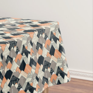 Scandinavian Style Mountain Pattern Tablecloth