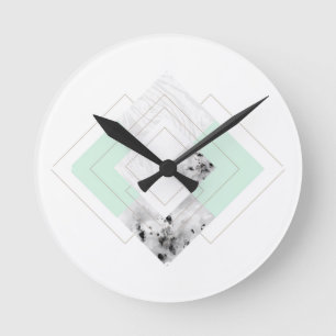 Scandinavian Style Outlined Design Round Clock