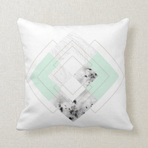 Scandinavian Style Outlined Design Throw Pillow