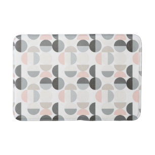 Scandinavian Style Semi-Circle Pattern Bath Mat