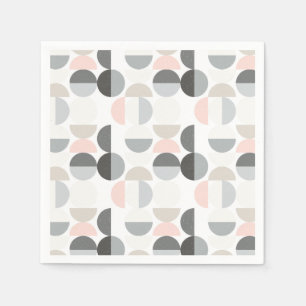 Scandinavian Style Semi-Circle Pattern Napkin