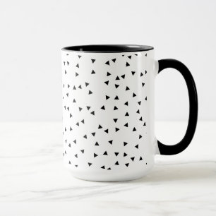 Scandinavian Style Triangle Pattern Mug