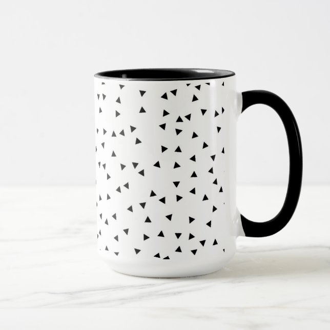 Scandinavian Style Triangle Pattern Mug (Right)