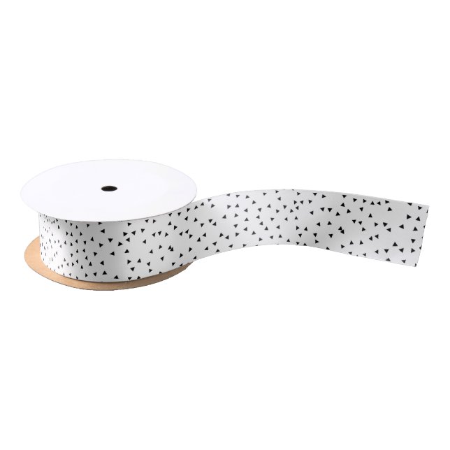 Scandinavian Style Triangle Pattern Satin Ribbon (Spool)