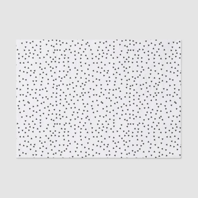 Scandinavian Style Triangle Pattern Tissue Paper (Front)