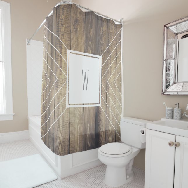 Scandinavian Style Wood Planks & White Arrows (In Situ)