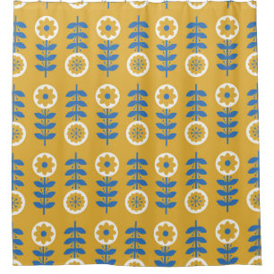 Scandinavian Stylized Flower Pattern