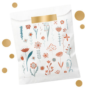 Scandinavian Summer Flowers Favour Bag