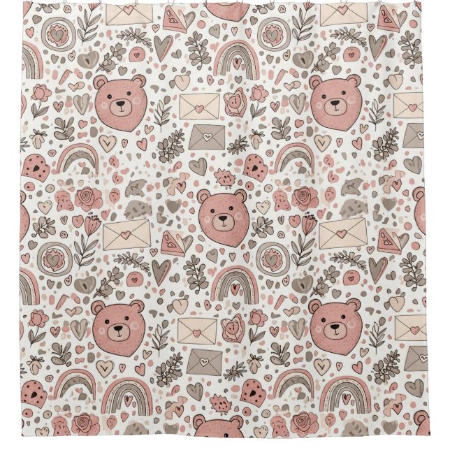 Scandinavian Teddy Bear Boho Pattern (Front)