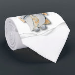 Scandinavian Thumbs Up Gnome and Snow Drifts Tie<br><div class="desc">Cute thumbs-up bearded gnome in the snow on the front of this tie is for for any occasion. Great for yourself or give as gifts. MORE designs in store. Cool for the office, a night on the town, a wedding, for the groom or groomsmen or give as a gift to...</div>