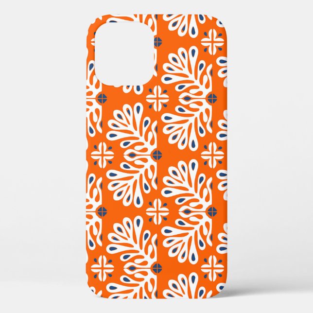 Scandinavian Tradition: Ethnic Floral Mosaic. Case-Mate iPhone Case (Back)