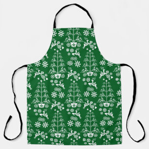 Scandinavian Traditional Christmas Decorations Apron