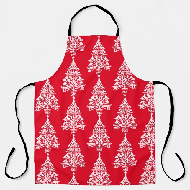 Scandinavian Traditional Christmas Decorations Apron (Front)