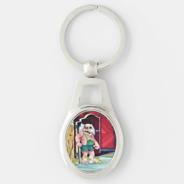 Scandinavian Troll - Equinus Keychain (Front)