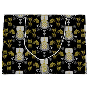 Scandinavian Viking Norsemen Home Decor Large Gift Bag