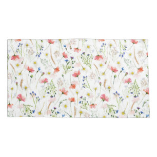 Scandinavian Wildflowers Meadow Pillowcase