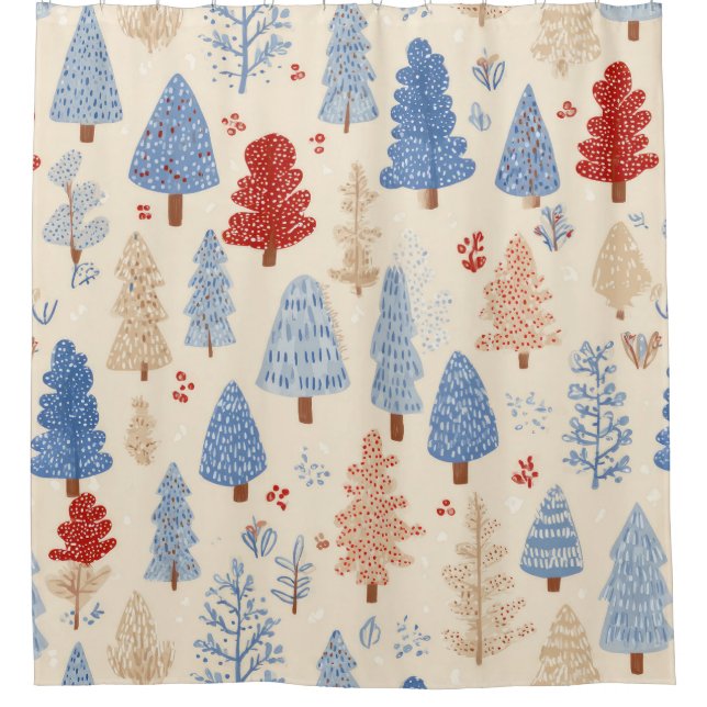 Scandinavian Winter Forest Pattern (1) (Front)