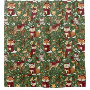 Scandinavian Woodland Christmas Pattern