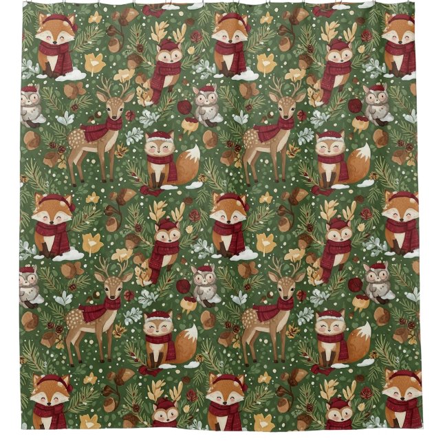 Scandinavian Woodland Christmas Pattern (Front)
