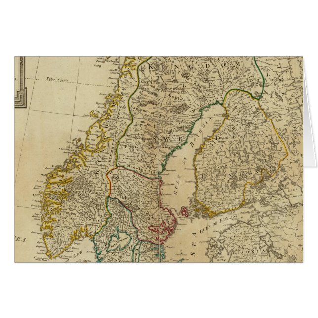 Scandinavie des États du Nord (Devant horizontal)