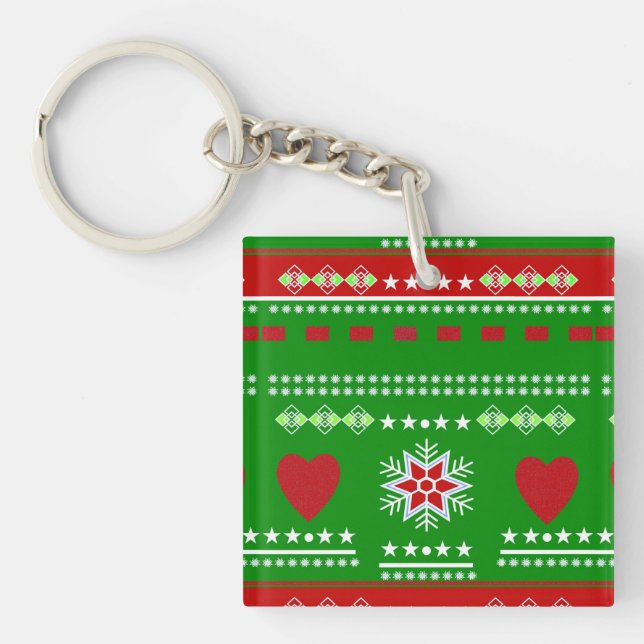 Scandinavien Winter Keychain (Front)