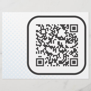 Scannable QR Bar code Flyer