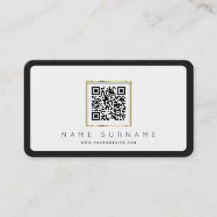 Scannable QR code professional or personal Business Card