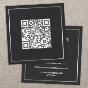 Scannable QR Premium Calling Card