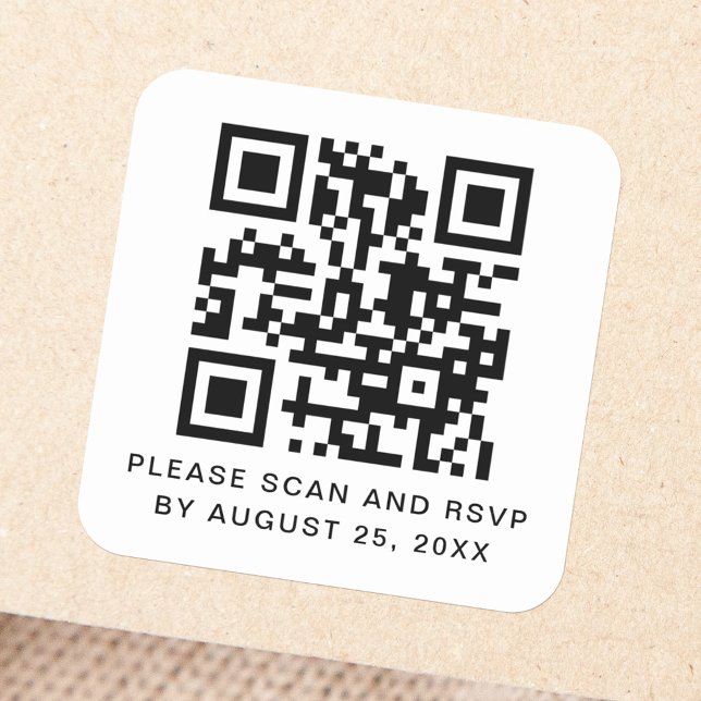Scanne de code QR et Sticker de Carré de texte per (Créateur téléchargé)