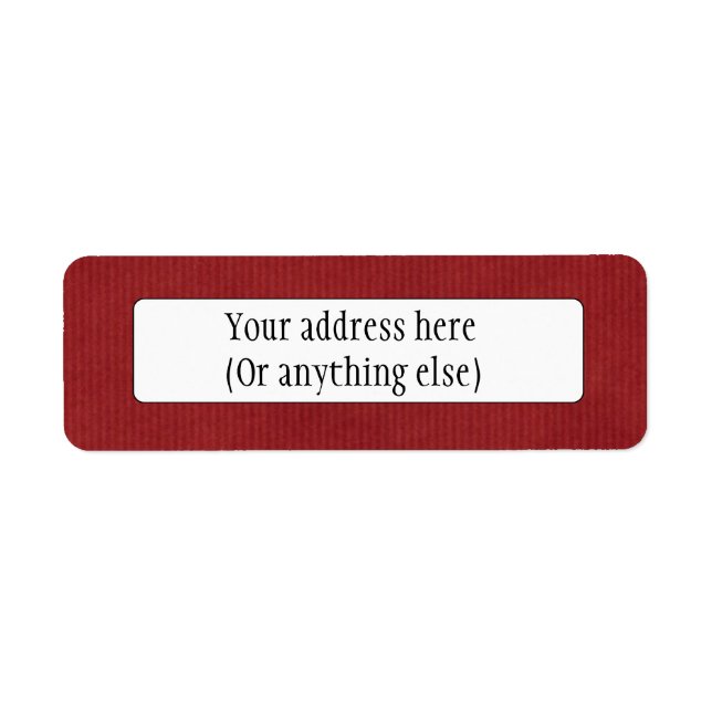 Scanned Detailed Kraft Paper Texture Red (Front)